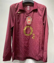 Long sleeve 05-06 Arsenal home Retro Jersey Thailand Quality