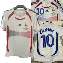 2006 France Away (ZIDANE 10#) Retro Jersey Thailand Quality