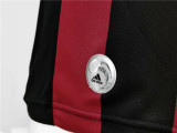 Long sleeve 09-10 AC Milan home (RONALDINHO  80#) Retro Jersey Thailand Quality