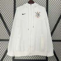 24-25 SC Corinthians (white) Windbreaker Soccer Jacket