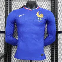 Long sleeve 2024 France home Player Version Thailand Quality