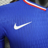 Long sleeve 2024 France home Player Version Thailand Quality