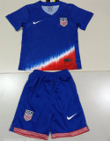 Kids kit 2024 United States Away Thailand Quality