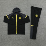 24-25 Borussia Dortmund (Black) Jacket and cap set training suit Thailand Qualit
