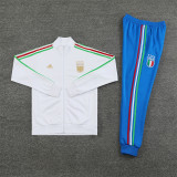 2024 Italy (white) Jacket and cap set training suit Thailand Qualit