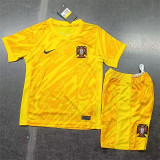 Kids kit 2024 Portugal (Goalkeeper) Thailand Quality