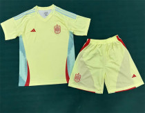 2024 Spain Away Adult Jersey & Short Set Quality