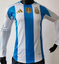 Long sleeve 2024 Argentina home Player Version Thailand Quality