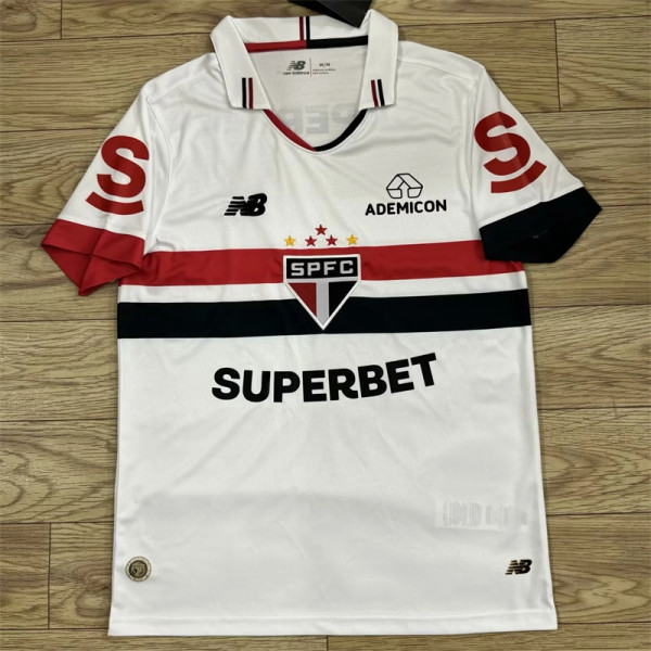 All sponsors 24-25 Sao Paulo home (NB) Fans Version Thailand Quality
