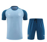 24-25 Manchester City(100% cotton) Set.Jersey & Short High Quality