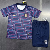 Kids kit 2024 England (Training clothes) Thailand Quality