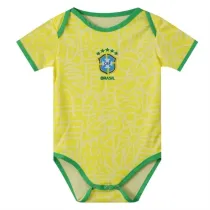 2024 Brazil home baby soccer Jersey