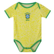 2024 Brazil home baby soccer Jersey