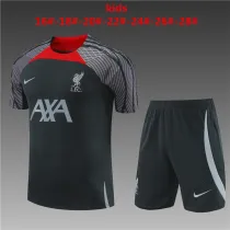 Kids kit 23-24 Liverpool (Training clothes) Thailand Quality
