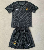 Kids kit 2024 France (Goalkeeper) Thailand Quality