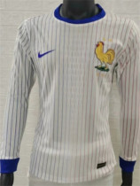 Long sleeve 2024 France Away Player Version Thailand Quality