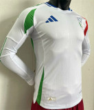 Long sleeve 2024 Italy Away Player Version Thailand Quality