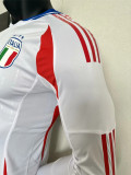 Long sleeve 2024 Italy Away Player Version Thailand Quality
