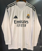 24-25 Real Madrid home Long sleeve Thailand Quality