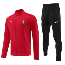 24-25 Portugal (red) Jacket Adult Sweater tracksuit set