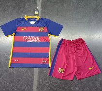 Kids kit 15-16 FC Barcelona home (Retro Jersey) Thailand Quality