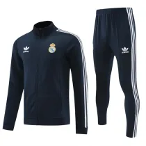 24-25 Real Madrid (sapphire blue) Jacket Adult Sweater tracksuit set