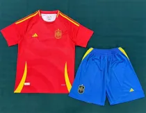 2024 Spain home Adult Jersey & Short Set Quality