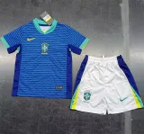 Kids kit 2024 Brazil Away Thailand Quality
