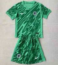 Kids kit 2024 Netherlands (Goalkeeper) Thailand Quality