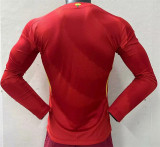 Long sleeve 2024 Spain home Player Version Thailand Quality