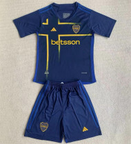 Kids kit 24-25 CA Boca Juniors Fourth Away Thailand Quality