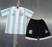 Kids kit 1986 Argentina home (Retro Jersey) Thailand Quality