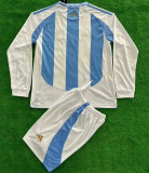 Long sleeve Kids kit 2024 Argentina home Thailand Quality