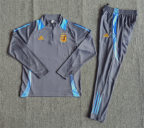 2024 Argentina (dark grey) Adult Sweater tracksuit set Training Suit