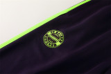 24-25 Bayern München (Gray purple) Jacket Sweater tracksuit set