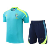 2024 Brazil (Training clothes) Adult Jersey & Short Set Quality