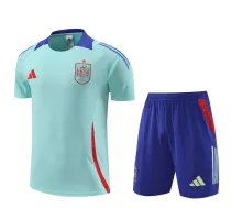 2024 Spain (Training clothes) Adult Jersey & Short Set Quality