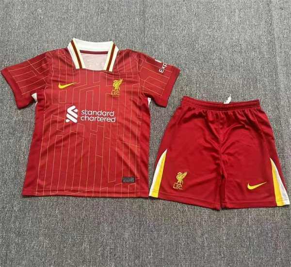 Kids kit 24-25 Liverpool home Thailand Quality