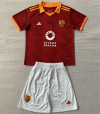 23-24 AS Roma Fourth Away Set.Jersey & Short High Quality