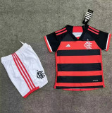 Kids kit 24-25 Flamengo home Thailand Quality