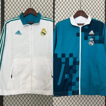 17-18 Real Madrid (2 sides) Windbreaker Soccer Jacket