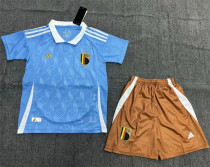 Kids kit 2024 Belgium Away Thailand Quality