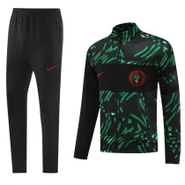 2024 Nigeria (Black Green) Jacket Adult Sweater tracksuit set