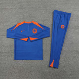 2024 Netherlands (blue) Adult Sweater tracksuit set Training Suit