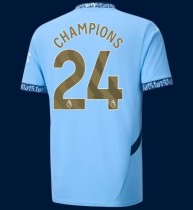24-25 Manchester City home (CHAMPIONS 24#) Fans Version Thailand Quality