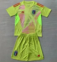 Kids kit 2024 Italy (Goalkeeper) Thailand Quality