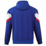 Player Version 2024 France (blue) Windbreaker Soccer Jacket  Training Suit