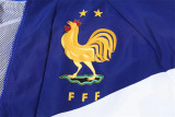 Player Version 2024 France (blue) Windbreaker Soccer Jacket  Training Suit
