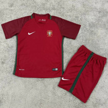 Kids kit 2016 Portugal home (Retro Jersey) Thailand Quality