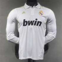 Long sleeve 11-12 Real Madrid home (Player Version) Retro Jersey Thailand Quality